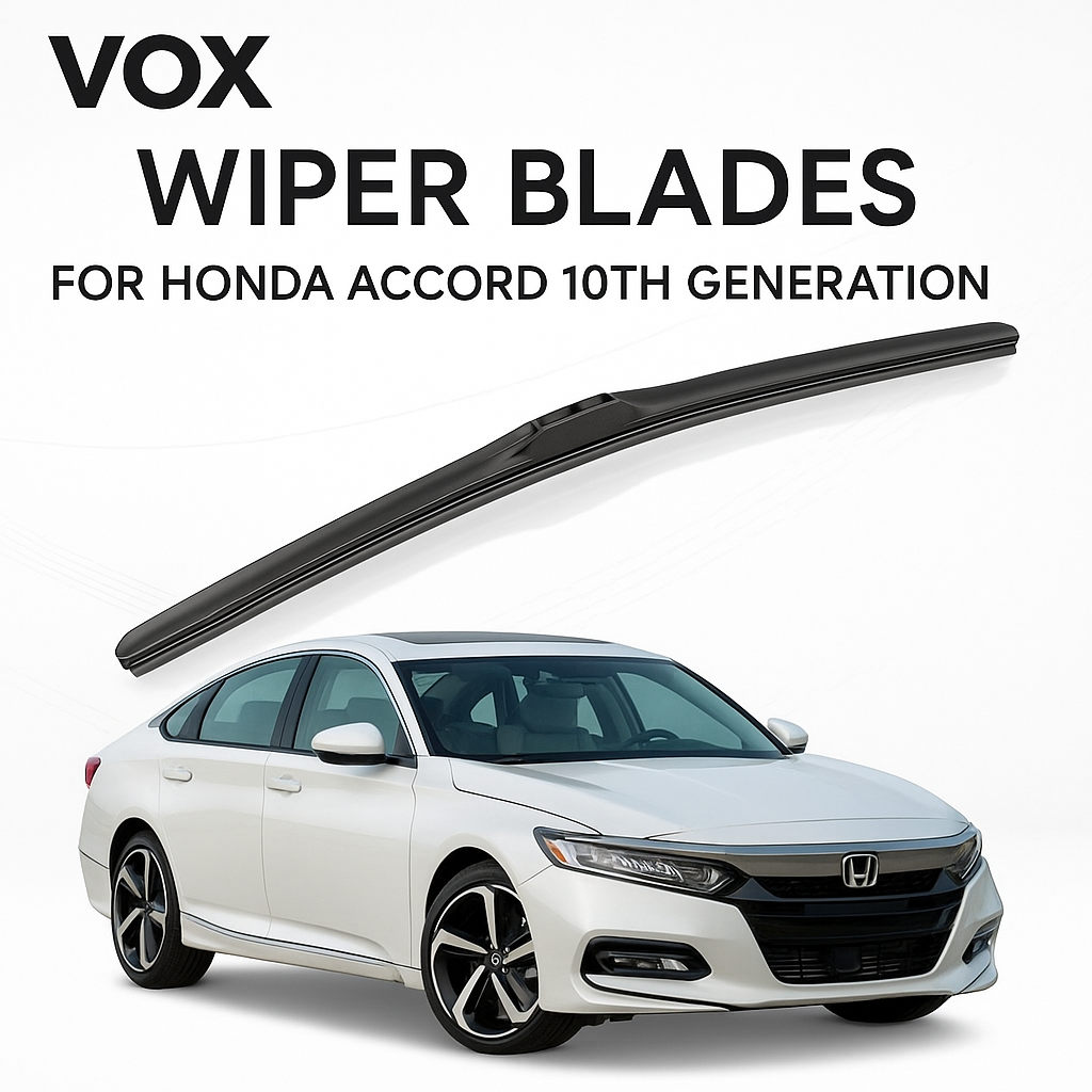 Honda Accord Wiper Blade 2003-2022 - Honda Accord Windshield Wiper Blades (7th,8th, 9th & 10 Gen)