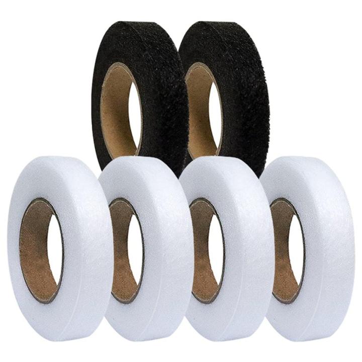 Roll White Black Double Sided Sewing Accessory Hot Melt Adhesive Tape Cloth Apparel Fusible Interlining Fabric Tape For Sewing Supplies