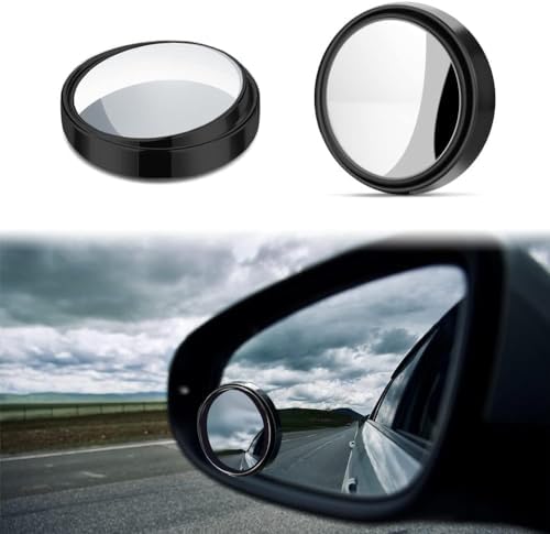 Universal Car Blind Spot Mirror 360° Adjustable Wide Angle Convex Rear View Side Mirror