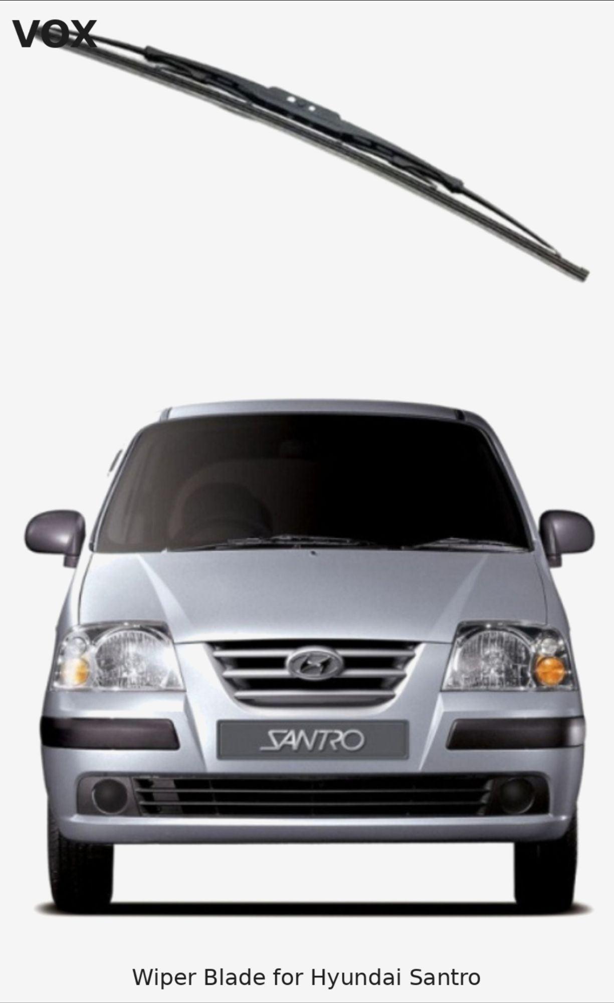 Hyundai Santro Wiper Blade 2000-2014 - Hyundai Santro Windshield Wiper Blades