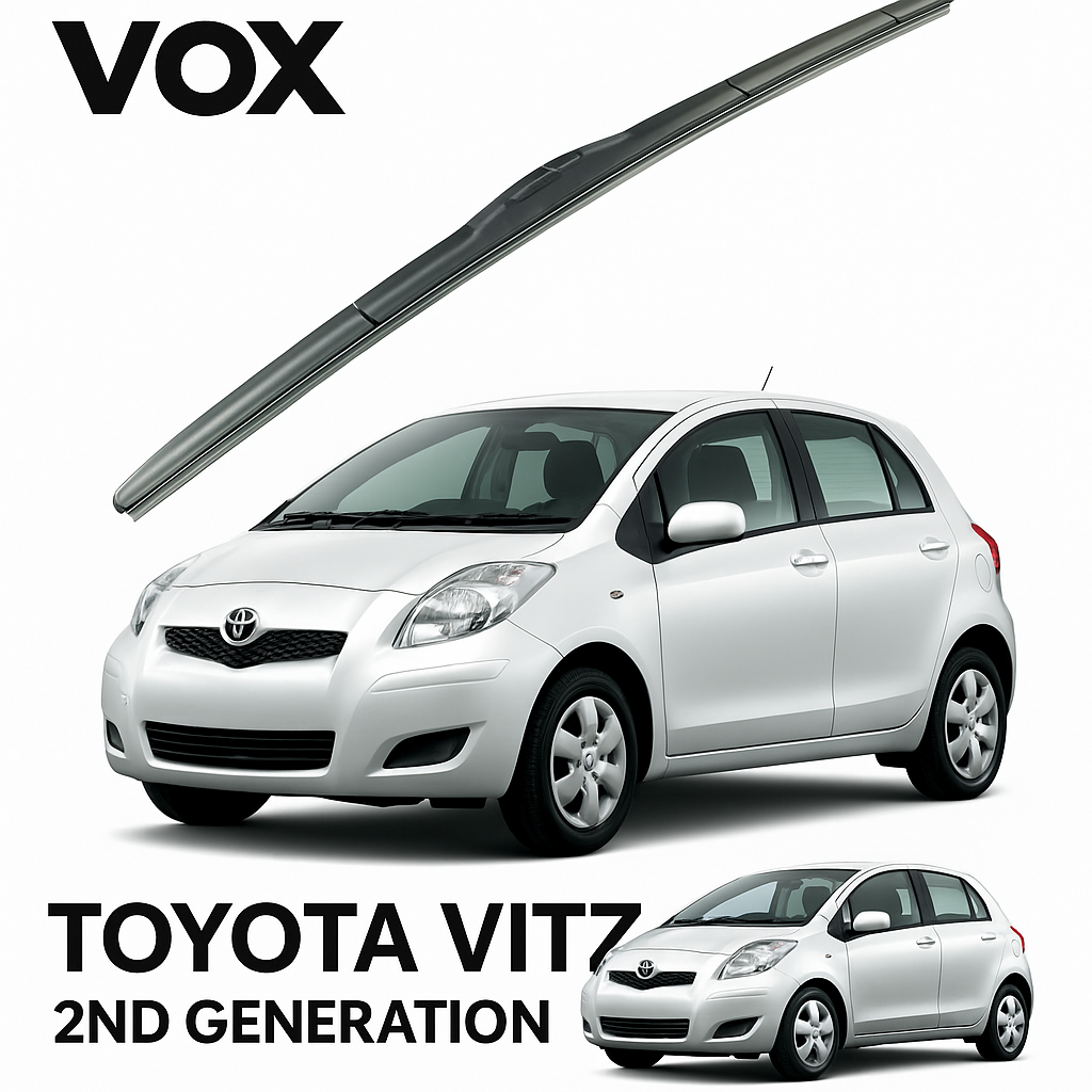 Toyota Vitz Wiper Blade 2005-2010 - Toyota Vitz Windshield Wiper Blades (2 gen)