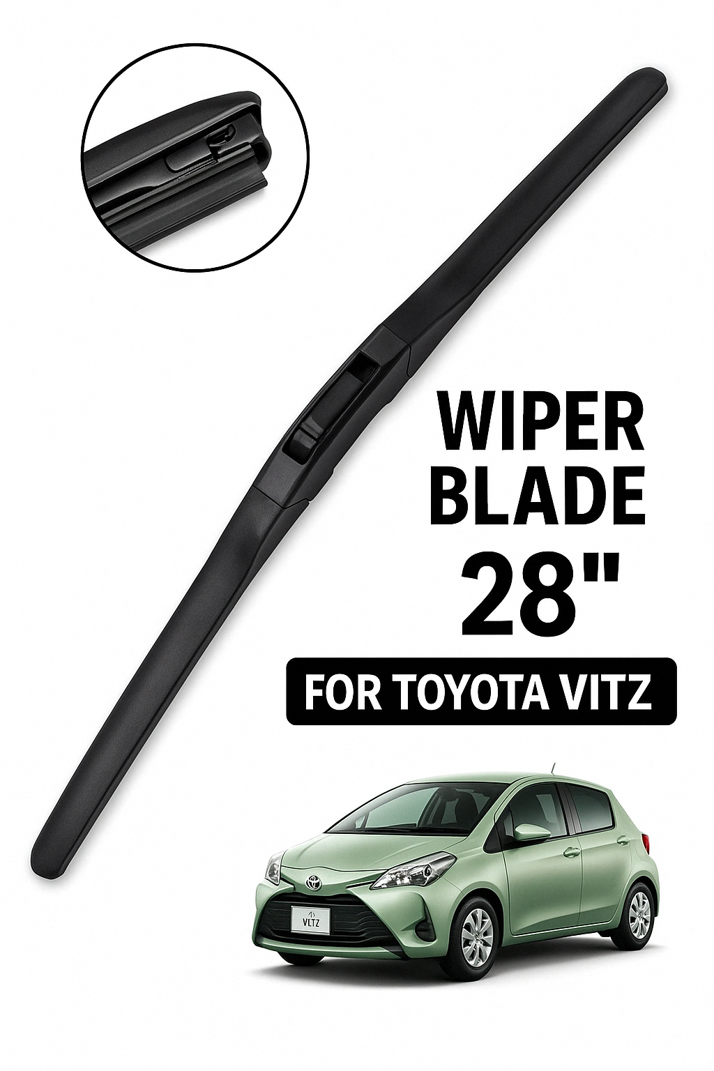 Toyota Vitz Wiper Blade 2011-2018 - Toyota Vitz Windshield Wiper Blades
