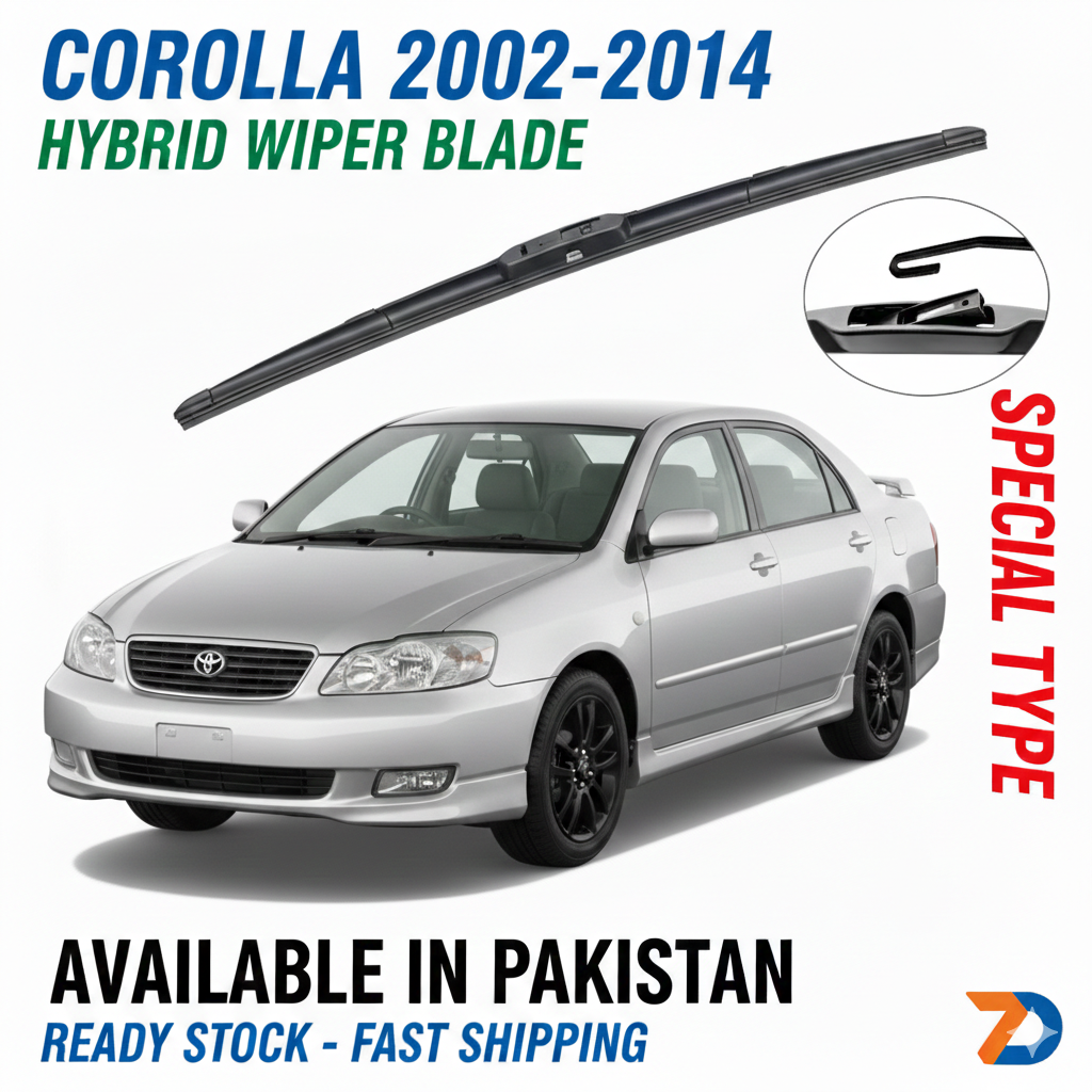 Toyota Corolla 2002-2014 Wiper Blade Set 24/16 Inch | 9th 10th Gen Corolla Windshield Wipers | Smooth & Noise-Free Car Wiper Blades